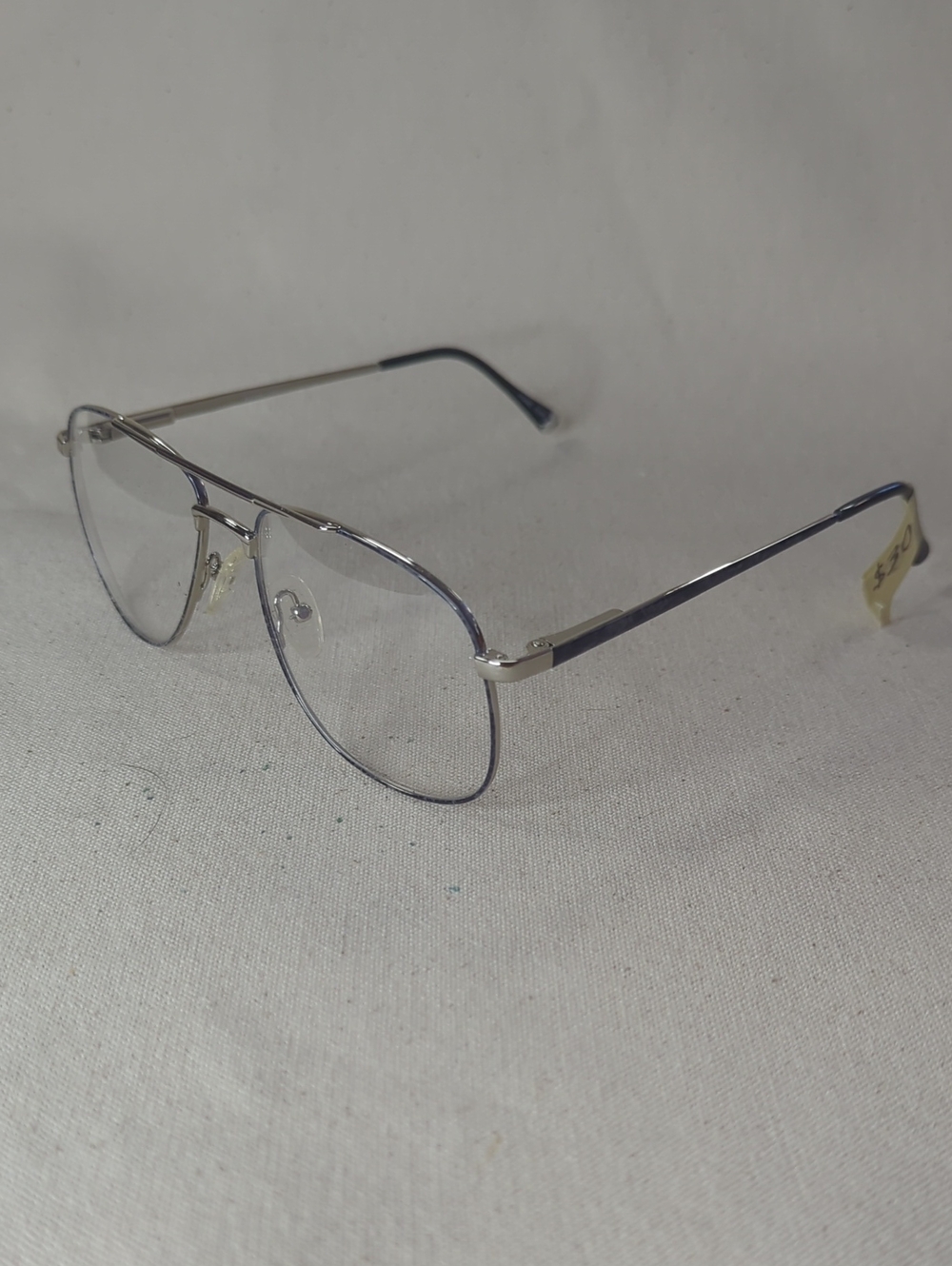 Minuteman 145 Andre Silver Aviator-Style Glasses